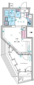 ジェノヴィア東向島3スカイガーデン 401 間取り図