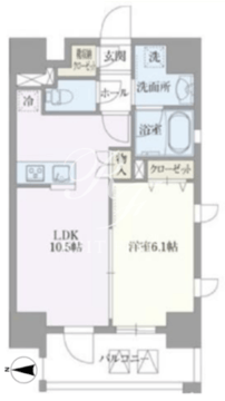 ライトテラス浅草 703 間取り図