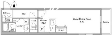 BPRレジデンス西早稲田 303 間取り図