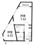 エアータワー大塚 305 間取り図