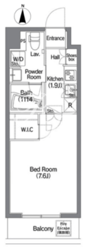 コンフォリア錦糸町DEUX 303 間取り図