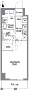 コンフォリア錦糸町DEUX 705 間取り図