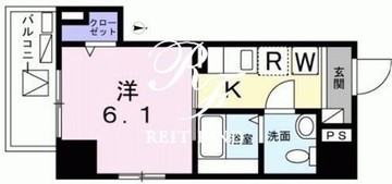 ヒカルサ滝野川 701 間取り図