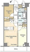 市谷台町坂フロント 103 間取り図