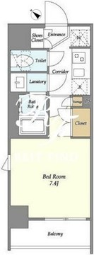 市谷台町坂フロント 310 間取り図