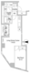 コンフォリア銀座イースト 1202 間取り図