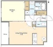 テラスミーレ文京弥生 208 間取り図