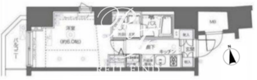 ズーム恵比寿 204 間取り図