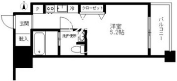 レジディア北品川 402 間取り図