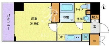 レジディア北品川 708 間取り図