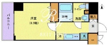 レジディア北品川 608 間取り図