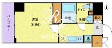レジディア北品川 1308 間取り図
