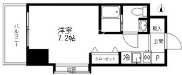 レジディア北品川 407 間取り図
