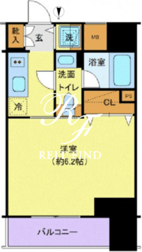 シーフォルム大森 402 間取り図