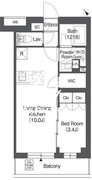 オルサス戸越銀座 203 間取り図