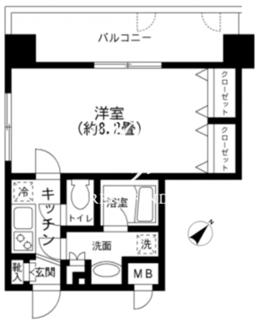 プライムアーバン田町 205 間取り図