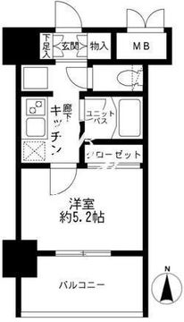 メインステージ南麻布4 504 間取り図