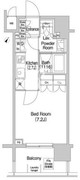 コンフォリア神楽坂DEUX 803 間取り図