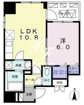 カナンクロエ門前仲町 901 間取り図