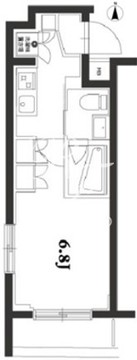 アジールコート品川中延 405 間取り図