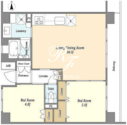 HF大森町レジデンス 602 間取り図 ?>