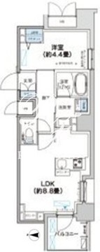 Gate127 301 間取り図