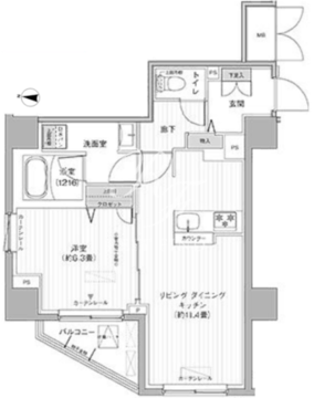 Gate127 502 間取り図