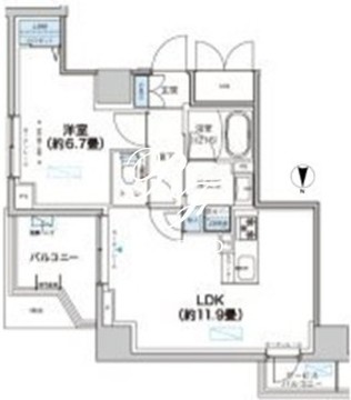 Gate127 503 間取り図