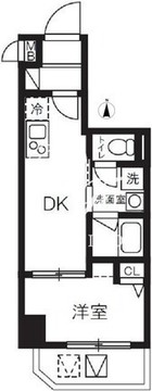 ハーモニーレジデンスグローバルキャピタル 1405 間取り図
