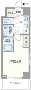 ライトテラス赤羽 405 間取り図