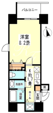 ガーラプレイス新宿御苑 403 間取り図