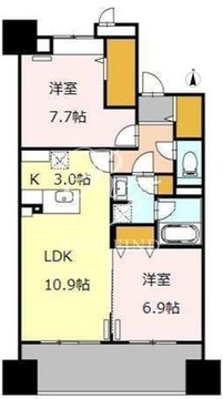ロイヤルパークスシーサー南千住 611 間取り図