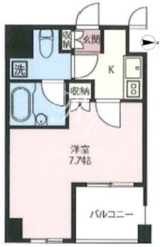 エスティメゾン浅草駒形 404 間取り図