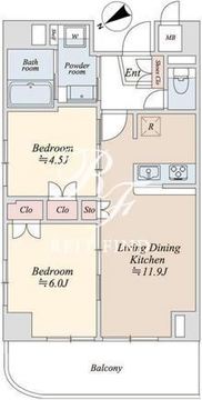 リバーパーク門前仲町 503 間取り図