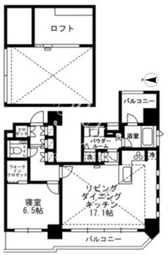 レジディア文京湯島3 1201 間取り図