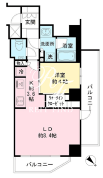 ＩＢＩＳ市ヶ谷 102 間取り図