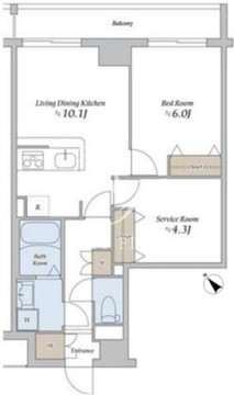 セジョリ押上 704 間取り図