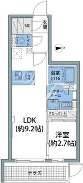 ルネサンスコート高田馬場パトリア 101 間取り図