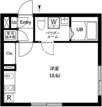 アーバンパーク下北沢 301 間取り図