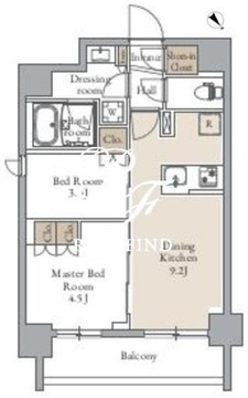 グランカーサ三ノ輪2 905 間取り図