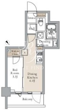 グランカーサ三ノ輪2 205 間取り図
