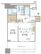 白金ザ・スカイ W-1710 間取り図
