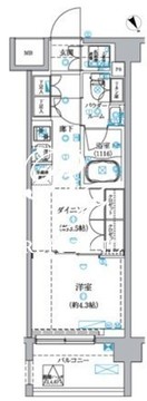セジョリ押上 603 間取り図