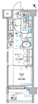 セジョリ押上 605 間取り図