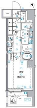 セジョリ押上 202 間取り図