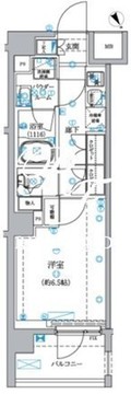 セジョリ押上 606 間取り図