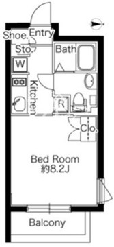 グランパセオ駒沢大学 201 間取り図