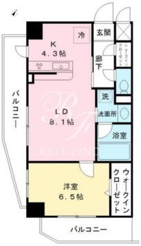 モディア代々木 704 間取り図