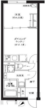 ジェノヴィア池袋 302 間取り図