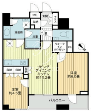 ベルファース水天宮前 207 間取り図
